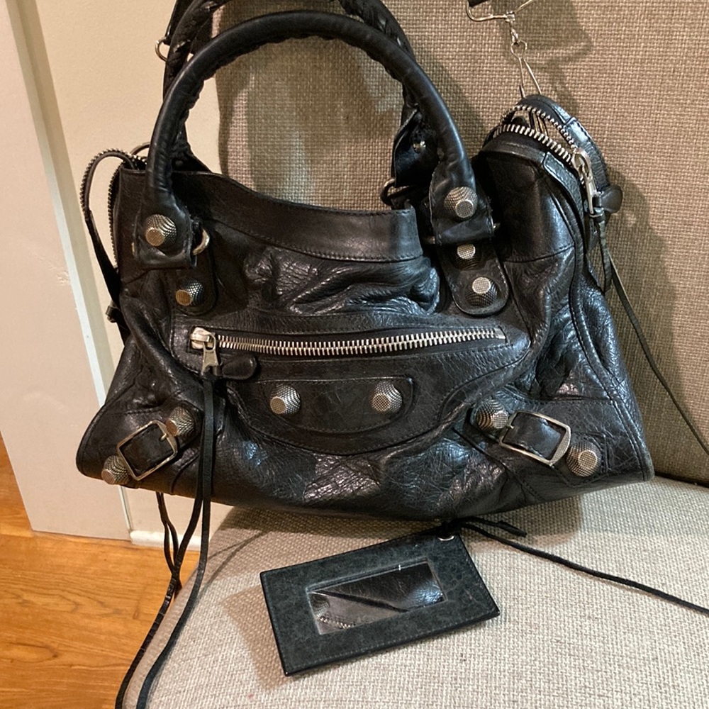 Balenciaga Authentic Moto Handbag